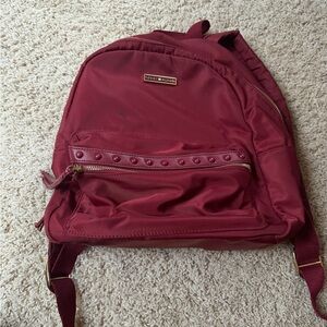 Tommy Hilfiger Burgundy Backpack